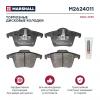 MARSHALL M2624011 Колодки тормозные Volvo XC90 02- задние Marshall