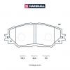 MARSHALL M2624336 Колодки тормозные Toyota Corolla (E150,E180) 06-, Auris 07-, RAV 4 06- передние (Akebono) Marshall