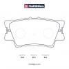 MARSHALL M2624338 Колодки тормозные Toyota Camry (V40, V50) 06-, 11-, RAV 4 05-; Lexus ES 06- задние Marshall