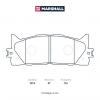 MARSHALL M2624350 M2624350_колодки дисковые передн.!\ Toyota Camry 06&gt;, Lexus ES V 06&gt;