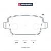MARSHALL M2624537 M2624537_колодки дисковые задн.!\ Ford Galaxy II 06&gt; / Kuga I 08&gt; / Mondeo IV 07&gt;, Volvo S80 II 08&gt;