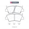 MARSHALL M2624934 Колодки тормозные задние Hyundai Solaris Kia Rio