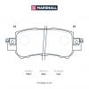 MARSHALL M2625540 Колодки тормозные Mazda CX-5 11-17 задние Marshall