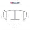 MARSHALL M2625564 M2625564_колодки дисковые передн.!\ Mazda CX-5 I, II 11&gt;