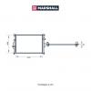MARSHALL M4991001 Радиатор охлаждения Ford Mondeo IV 07-; Focus III 11-, S-Max 06-; Volvo S60 10-, XC70 07- M/A Marsha