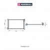 MARSHALL M4991009 Радиатор охлаждения Mitsubishi Lancer 07-, ASX 10-, Outlander 06-; Peugeot 4008 12- Marshall