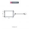 MARSHALL M4991022 Радиатор охлаждения Chevrolet Aveo 1.4 (T255) 08-; Daewoo Gentra 08-; ZAZ Vida 12- (МКПП) Marshall