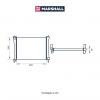 MARSHALL M4991025 Радиатор охл. двигателя Ford Fiesta V 02- / Fusion 02-, Mazda 2 03- (M4991025)
