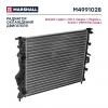 MARSHALL M4991028 Радиатор охл. двигателя Renault Logan I 04- / Clio II 98- / Kangoo I 97- / Megane I 95- (МКПП без ко