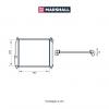 MARSHALL M4991029 M4991029_радиатор системы охлаждения!\ Chevrolet Aveo I 02&gt;, Daewoo Gentra 05&gt;/ Kalos 02&gt;