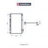 MARSHALL M4991040 Радиатор охлаждения Toyota Camry (V40) 2.4 06- АКПП Marshall