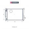 MARSHALL M4991042 M4991042_Радиатор охл. двигателя Hyundai Creta 16- (АКПП) (M4991042)