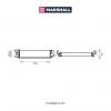 MARSHALL M4991044 Радиатор охлаждения Ford Kuga 13-, Focus III 13- 1.5T M/A дополнительный Marshall