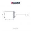 MARSHALL M4991049 Радиатор кондиционера Lada Largus 12-, Renault Duster I 10- / Logan I 07- / Sandero I 09- (M4991049)