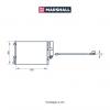 MARSHALL M4991085 Радиатор кондиционера