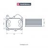 MARSHALL M4991089 Радиатор масляный