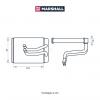 MARSHALL M4991107 Радиатор отопителя Hyundai Sonata IV (+ТагАЗ) 98- Kia Magentis I 01- (M4991107)