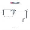 MARSHALL M4991109 Радиатор отопителя Citroen C-Crosser 07- Mitsubishi ASX 10- / Lancer X 07- / Outlander II 06- (M499