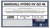 MARSHALL ML220220A MARSHALL Hydro HV ISO 46 (20L) масло гидравлическое минеральное SAE MS1004 ISO 11158(HM,HV,HVLP)