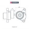 MARSHALL MS3767 Натяжитель прив. ремня Citroen C3 I II 02- / C4 I 