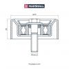 MARSHALL MS4374 Ролик приводного ремня Hyundai ix35 09-, Sonata 05-; Kia Optima 10-, Sportage 11- обводной Marshall