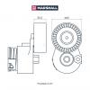 MARSHALL MS4952 Натяжитель прив. ремня
