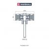 MARSHALL MS7537 Ролик приводного ремня VAG Octavia 04-, Fabia 07-, Rapid 12-, Polo Sedan 11-, Golf 03- обводной Mars