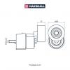 MARSHALL MS9630 Натяжитель приводного ремня Hyundai ix35 09-, Sant