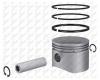 YUMAK RK01271 Поршень компрессора Knorr LP4846/4827/4851 STD с кольцами