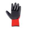 AVS A85387S Перчатки нейлоновые с нитриловым покрытием МБС для точных работ (красно-черные) 1 пара AVS RP-06