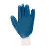 AVS A85389S Перчатки нитриловые обливные МБС (синие, резиновая манжета) 1 пара AVS RP-08