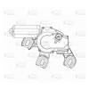 StartVOLT VWB1803 Моторедуктор стеклооч. VAG Octavia II (05-) (задн.) Startvolt