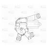 StartVOLT VWB2002 Моторедуктор стеклооч. для а/м Peugeot 206 (98-) (задн.) (VWB 2002)