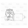 StartVOLT VWF0823 Моторедуктор стеклооч. для а/м Hyundai Tucson (04-)/Kia Sportage (04-) (VWF 0823)