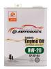 AUTOBACS A00032424 Масло AUTOBACS  0/20 Synthetic Engine Oil синтетическое SP/GF-6 4 л