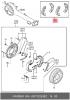 HYUNDAI / KIA (MOBIS) 0K7102638Z Колодки задние барабанные
