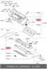 HYUNDAI / KIA (MOBIS) 22441-38010 Прокладка клапанной крышки Hyundai Santa Fe Sonata Kia Sorento Magentis
