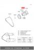 HYUNDAI / KIA (MOBIS) 2510002566 Насос водяной (помпа) Hyundai Getz Atos Kia Picanto Morning