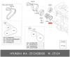 HYUNDAI / KIA (MOBIS) 25124-2B000 Прокладка водяного насоса Hyundai Solaris Creta Tucson