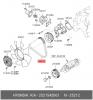 HYUNDAI / KIA (MOBIS) 2521542061 Ремень генератора, помпы( на а/м два ремня)