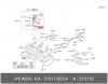 HYUNDAI / KIA (MOBIS) 31911-38204 Фильтр топливный Hyundai Sonata, Kia Magentis, Opirus