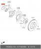 HYUNDAI / KIA (MOBIS) 517182H000 Кольцо стопорное подшипника ступицы передней Hyundai i30, Elantra, Kia Ceed