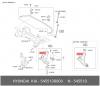 HYUNDAI / KIA (MOBIS) 545513R000 Сайлентблок переднего рычага Hyundai Sonata, Kia Optima