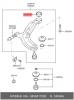 HYUNDAI / KIA (MOBIS) 54584-17000 Сайлентблок переднего рычага