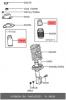 HYUNDAI / KIA (MOBIS) 54626-22001 Отбойник амортизатора передний Hyundai Accent, Verna, Excel
