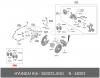 HYUNDAI / KIA (MOBIS) 583022JA50 Комплект тормозных колодок c накладками (4шт)