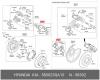 HYUNDAI / KIA (MOBIS) 583023QA10 КОМПЛЕКТ ТОРМОЗНЫХ КОЛОДОК (2ШТ)