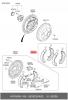HYUNDAI / KIA (MOBIS) 583502KA00 КОМПЛЕКТ ТОРМОЗНЫХ КОЛОДОК (4ШТ)/SHOE &