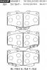 ADVICS SN253P ДИСКОВЫЕ ТОРМОЗНЫЕ КОЛОДКИ