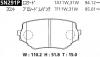 ADVICS SN291P ДИСКОВЫЕ ТОРМОЗНЫЕ КОЛОДКИ